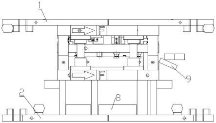 一种用于汽车座椅安全带安装板的连续冲压机构的制作方法