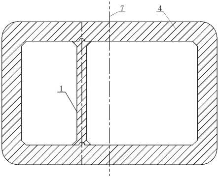 一种大截面矩形顶管的装配式隔墙的制作方法