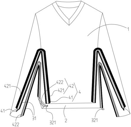 一种方便穿衣服的环保定制服装的制作方法