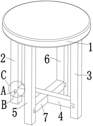 一种便于拆装的榫卯结构桌凳的制作方法
