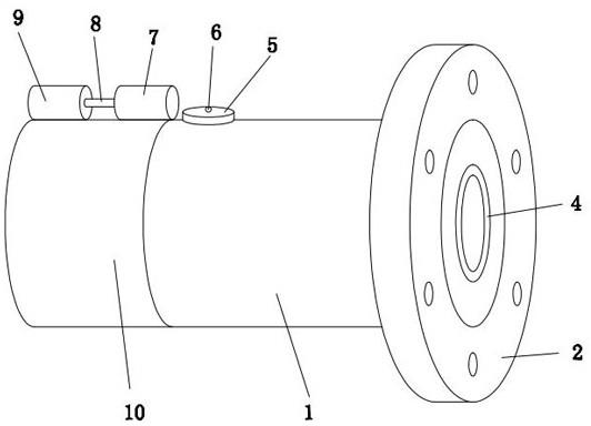 一种挤出型内氟外硅胶管成型模具的制作方法