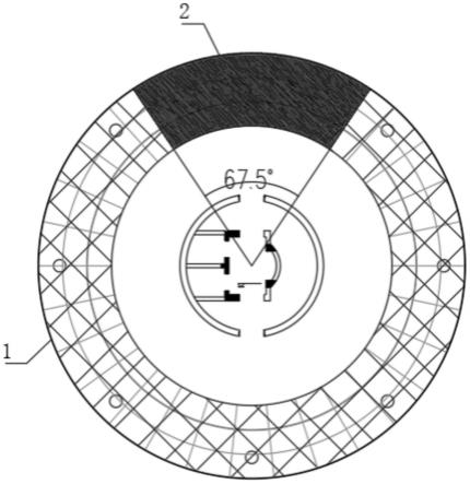 一种用于上宽下窄建筑物内外作业的悬挑钢管脚手架的制作方法