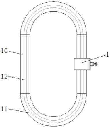 一种可在直线轨道和弧形轨道交变滑动的滑动组件的制作方法