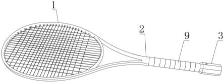 一种具有运动数据记录功能的智能网球拍