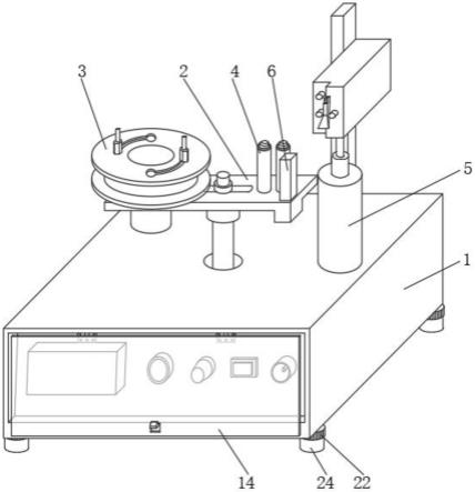 一种具有自动切断功能的磁环包胶带机的制作方法