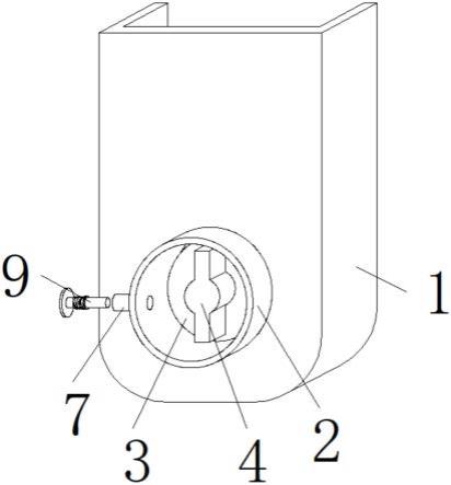 一种门锁反锁结构的制作方法