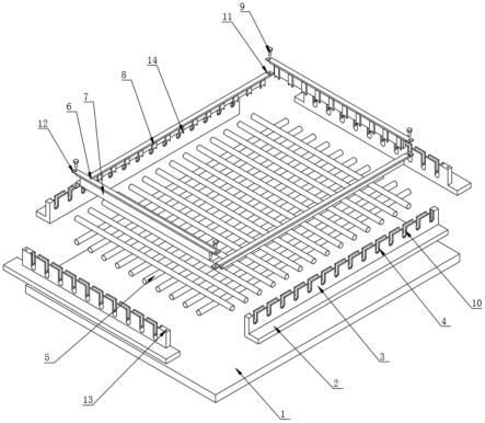一种预制叠合板生产用的浇筑模板的制作方法