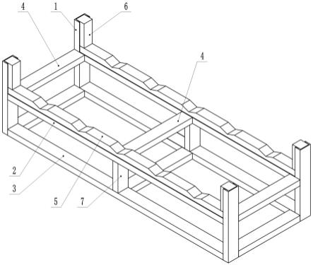 防磕碰物料托架的制作方法