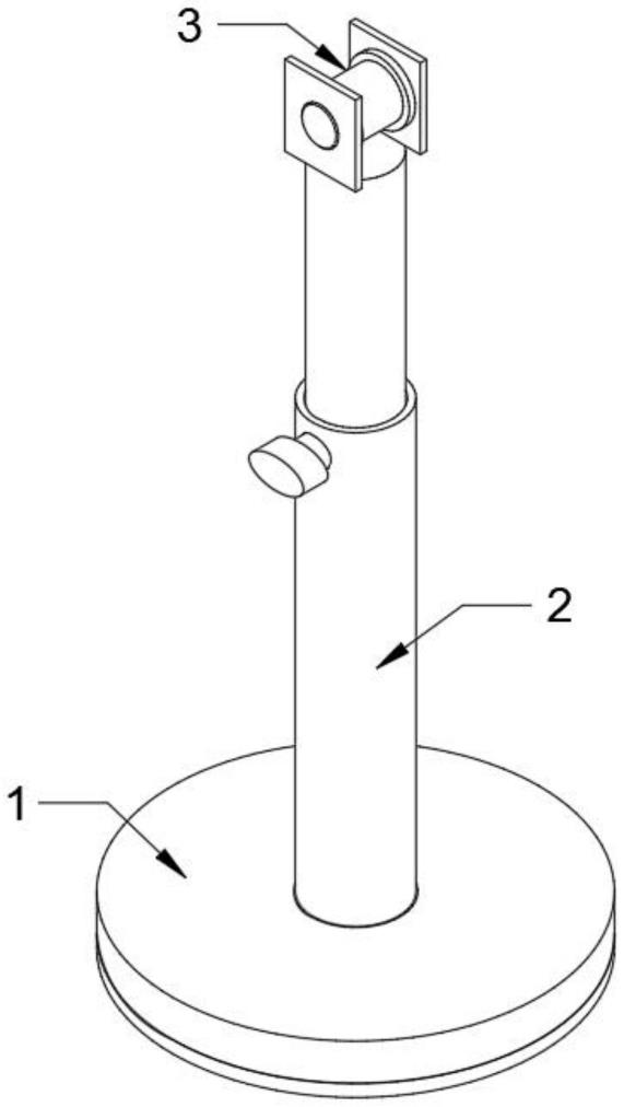一种可升降定滑轮支架的制作方法
