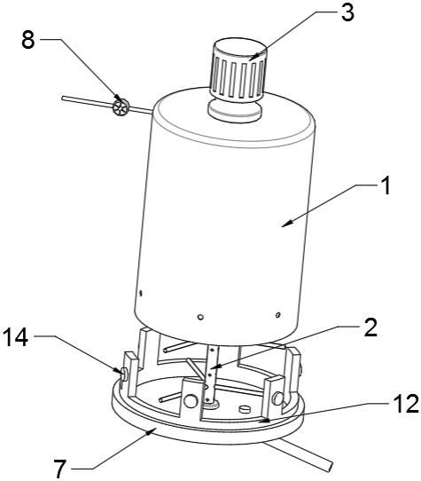 一种无机颜料搅拌机用的搅拌杆的制作方法