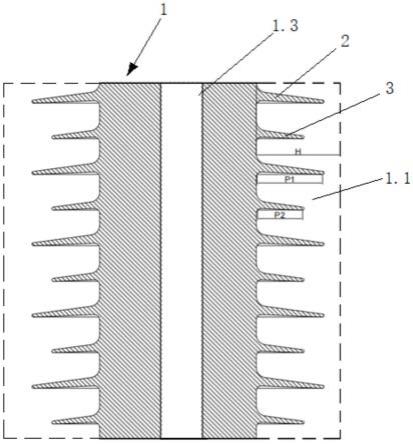 内外绝缘一体化结构的胶浸纤维干式套管的制作方法