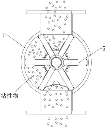 一种气动高效型新型HY黏性物料卸料器的制作方法