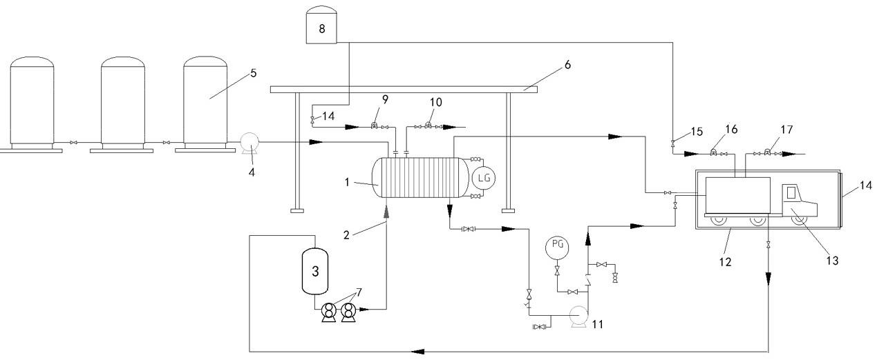碳酸二乙酯装车冷却保温装置的制作方法