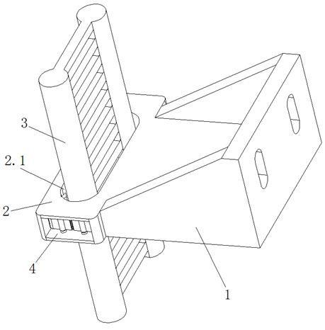 一种具有强风自加固装置的建筑用脚手架的制作方法