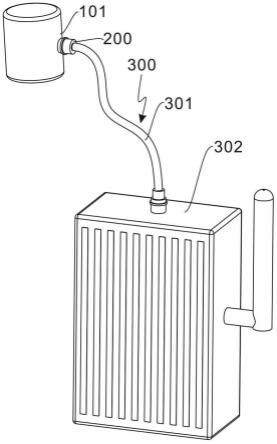 一种超声局放测量探头连接结构及测量装置的制作方法