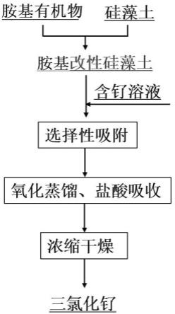 一种从低浓度含钌废液制备高纯三氯化钌的方法与流程