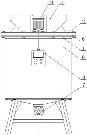 一种塑料积木玩具加工用原料融化装置的制作方法