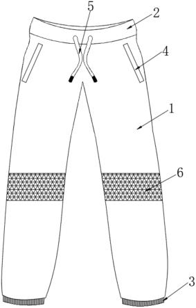 一种耐磨抗皱型运动长裤的制作方法
