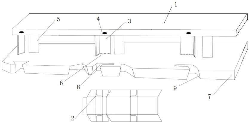 针刀型清废模具装置的制作方法