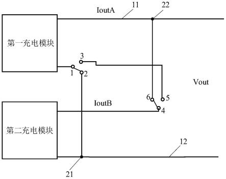 车辆充电模块串并联切换电路及车辆充电桩的制作方法