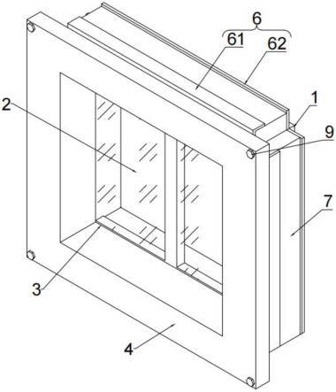 一种集装箱窗户安装部件的制作方法