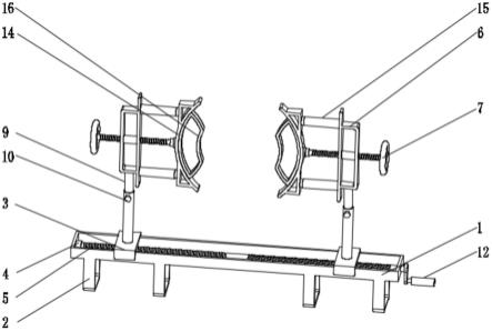 一种可调节管夹大小的基准型螺栓管夹的制作方法