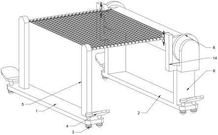 一种快速组装的建筑施工防护架的制作方法