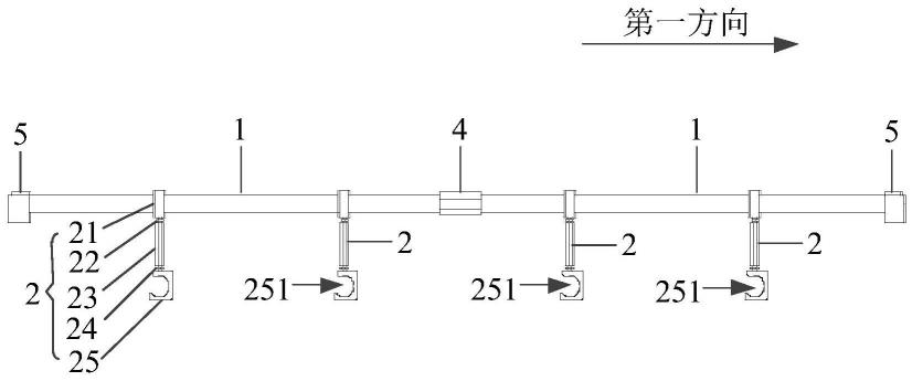 一种喷淋管支架及喷淋装置的制作方法