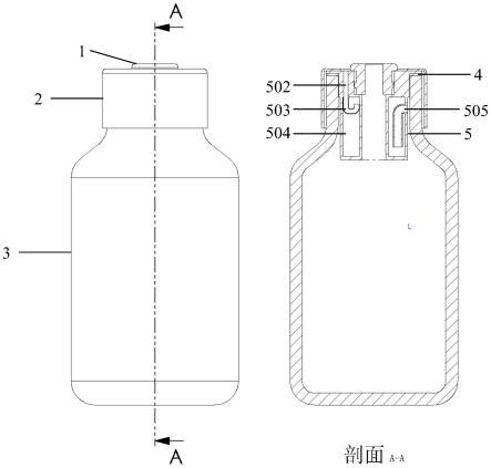 一种整体式小型发酵单向排气装置