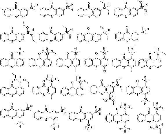Si-H取代硫杂蒽酮化合物及其制备方法和光聚合体系应用与流程