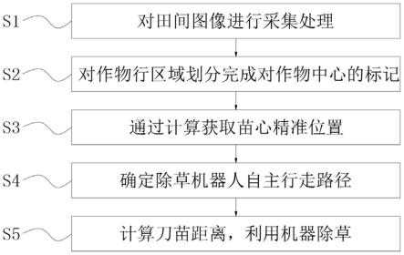 一种基于杂草去除的视觉导航方法