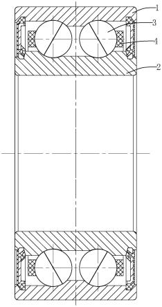 一种双列角接触球轴承的制作方法