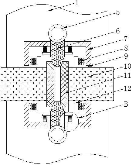 电梯轿厢安装用随行电缆线固定架的制作方法