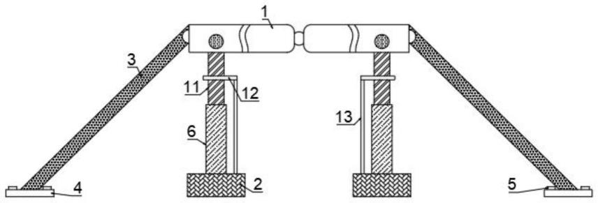 一种高速公路施工用折叠式安全通道的制作方法