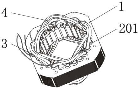 一种四极电机线圈结构的制作方法