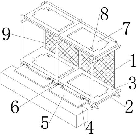 一种建筑施工附着式脚手架的制作方法