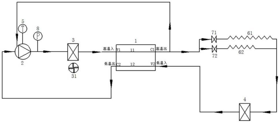 一种单级压缩超低温制冷系统及制冷设备的制作方法