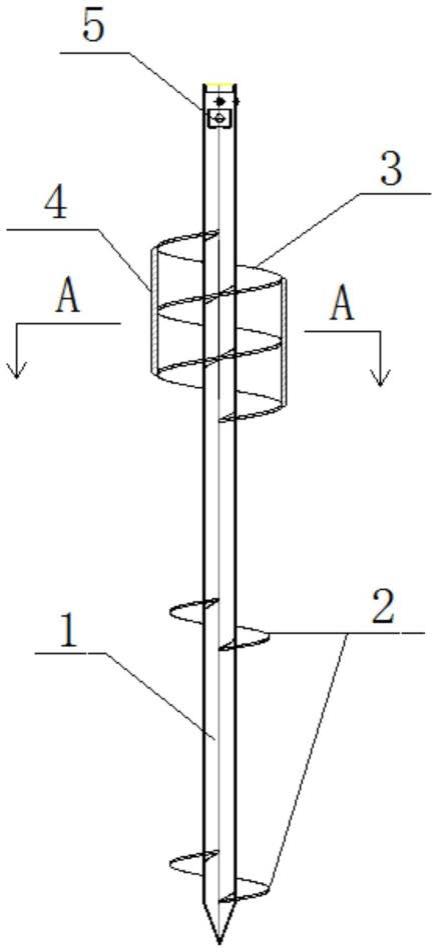 一种提高水平承载力的虚拟扩径螺旋叶片钢管桩的制作方法