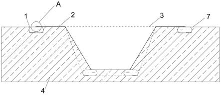 一种适用于土质边坡的柔性排水结构及施工方法与流程