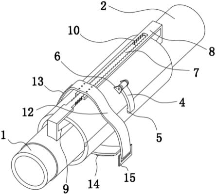 一种作用位置可调节的铠装橡胶管的制作方法