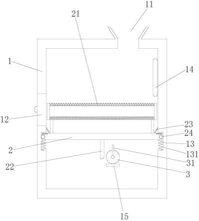 一种具有筛选结构的锂电池石墨材料烘干装置的制作方法