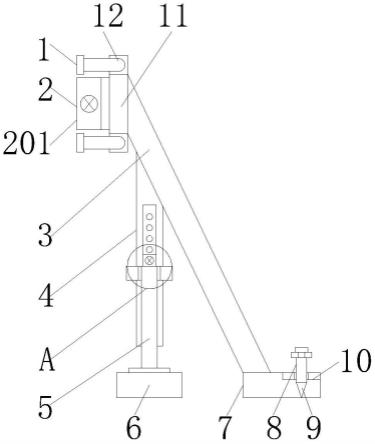 一种市政建筑工程用彩钢围挡固定装置的制作方法