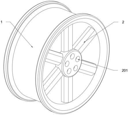 一种漆涂装铝合金轮毂的制作方法