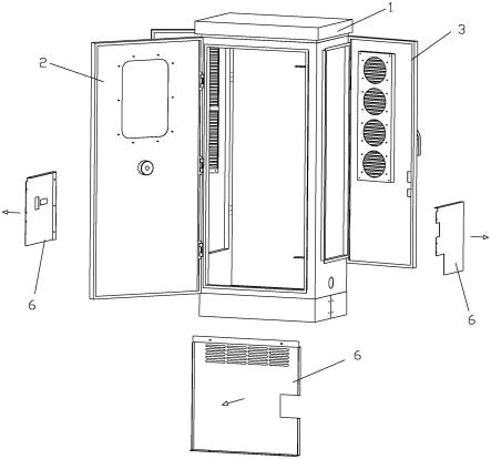 双开门充电桩机柜的制作方法