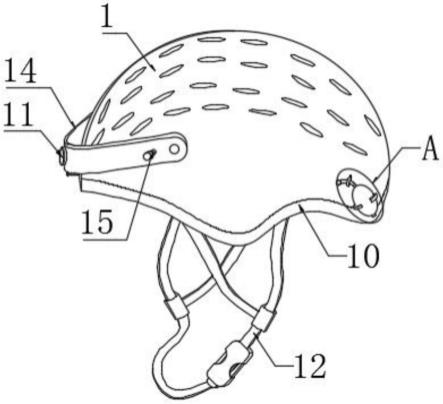 一种气囊缓冲防护结构的骑行头盔的制作方法