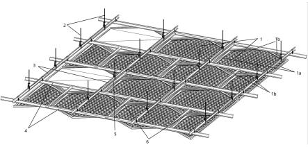 六边形吊顶装饰板转换层固定结构的制作方法