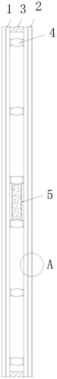 一种具有高效屏蔽音源的建筑装饰用玻璃结构的制作方法