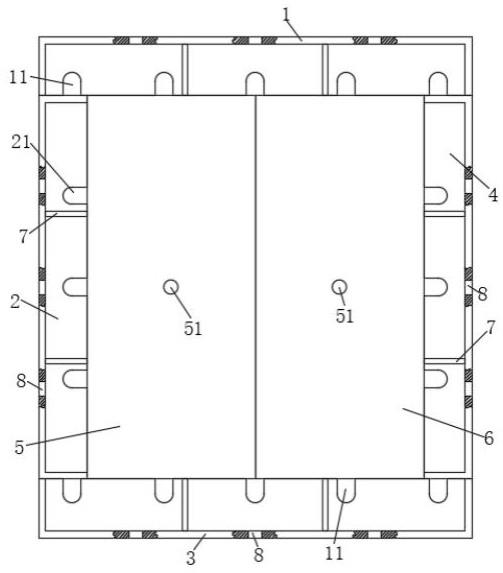 一种预制柱模具的顶模的制作方法