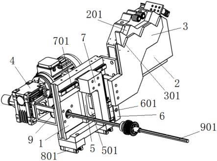 一种顶推式送料组件及具有该组件的送料装置的制作方法