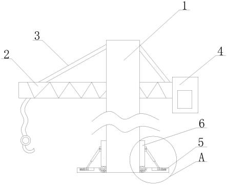 一种建筑塔吊垂直度检测装置的制作方法